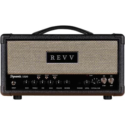Revv Amplification D20 MK2 Tube Amplifier Head Regular Black