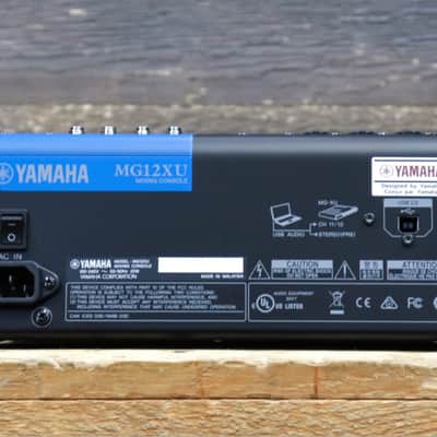Yamaha MG12XU MG Series (XU Model) 12-Input Stereo Analog Live Mixer w/ Effects image 7
