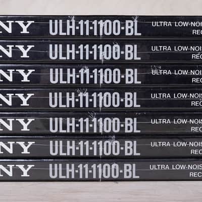 Sony ULH-11-1100-BL Recording Tape Black Ultra Low-Noise Hi-Output 1100m 36 Micron Splice-Free Polyester Base 1100BL 7X Lot Pack of 7 Sealed NOS image 8