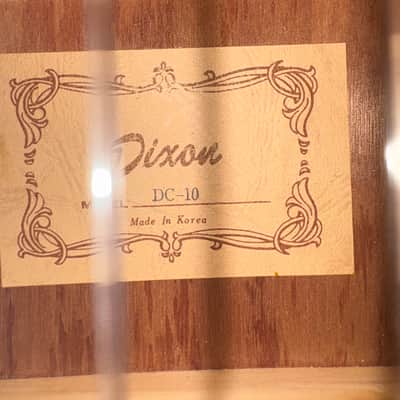 Dixon DC-10 Classical Guitar – Made in Korea – Vintage Nylon String w/ Hard Case image 3