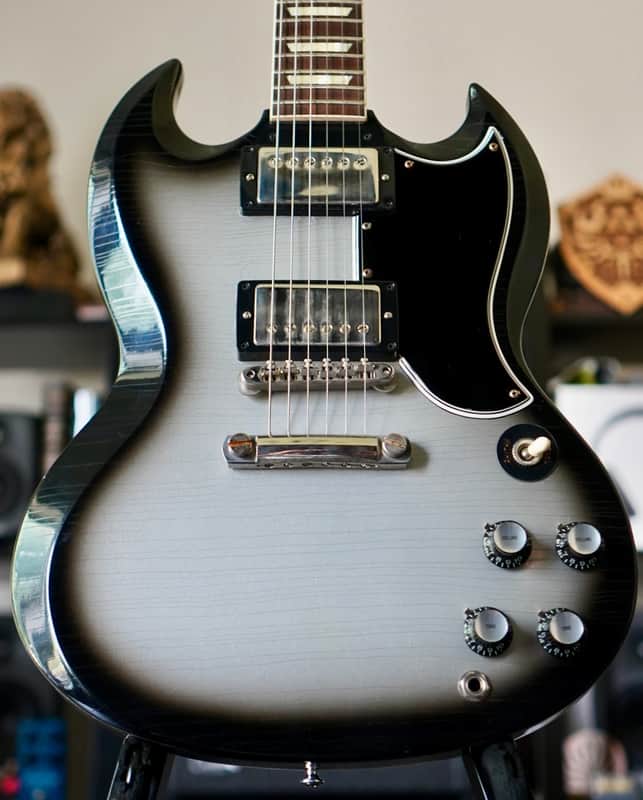 Gibson Custom Shop Murphy Lab SG Standard '61 Reissue Ultra Light Silverburst 2024 image 1