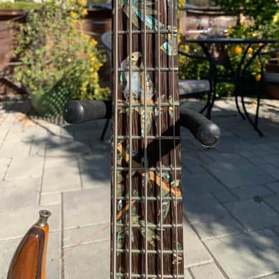 Tobias Signature 5 String CUSTOM (mid-90's) Woods and Mother of Pearl image 7