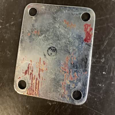 Fender Neck Plate 4 Bolt 1968 - Chrome image 3