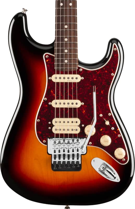 Fender Player II Modified Stratocaster HSS Floyd Rose Electric Guitar, Rosewood Fingerboard, 3-Tone Sunburst image 1