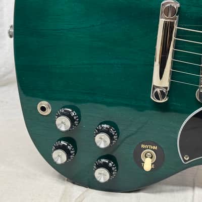 Gibson SG6100TLNH1 SG Standard '61 1961 Reissue Guitar with Case 2024 - Translucent Teal image 6