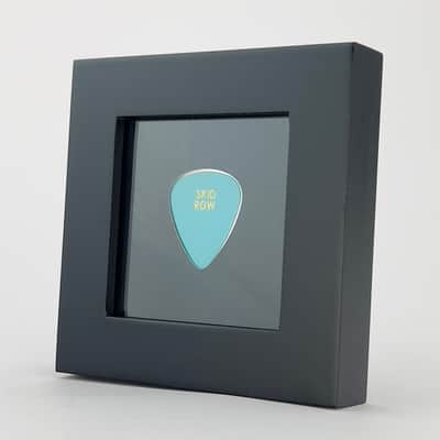 3" x 3" Double Sided Guitar Pick Display, BLACK #351 Shape Bild 7