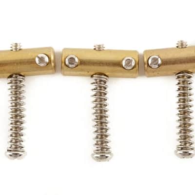 Fender American Vintage Telecaster Compensated Bridge Saddles Brass image 2