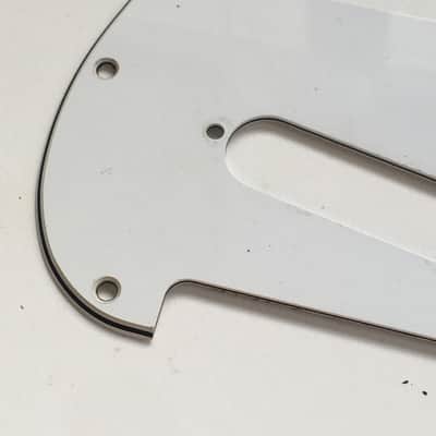 Vintage 1998 Fender Stratocaster USA MIM Pickguard 3 Ply White Relic Guitar Strat Nautral Patina image 13