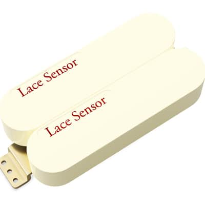 LACE Sensor Dually Red/Red Humbucker - Cream image 1