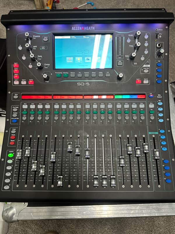 Allen & Heath SQ-5 48-Channel Digital Mixer/USB Interface 2017 - Present - Black image 1