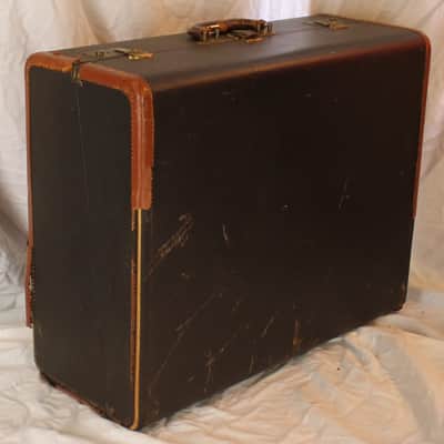 Black Italian Hard Case for Accordion 22" x 17.50" x 9.50" (55.75cm x 44.50cm x 24cm) image 1