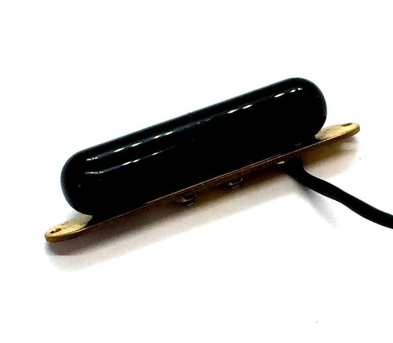 Dragonfire Lipstick Single Middle Position Dedicated RWRP Pickup~ AlNiCo 5 (A5/AV) Bar Specialty Strat Single Coil Pickup, Black image 1