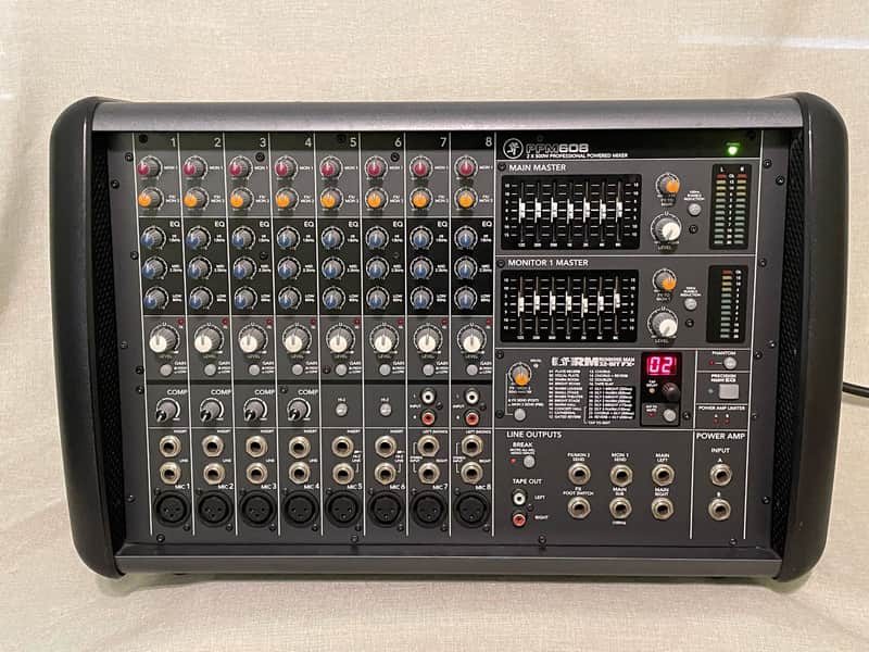 Mackie PPM608 8-Channel 1000-Watt Powered Mixer image 1