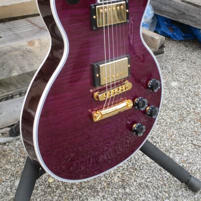 Gibson Made to Measure Les Paul Custom 2021 in Transparent Purple Gloss w/Full Warranty! image 5