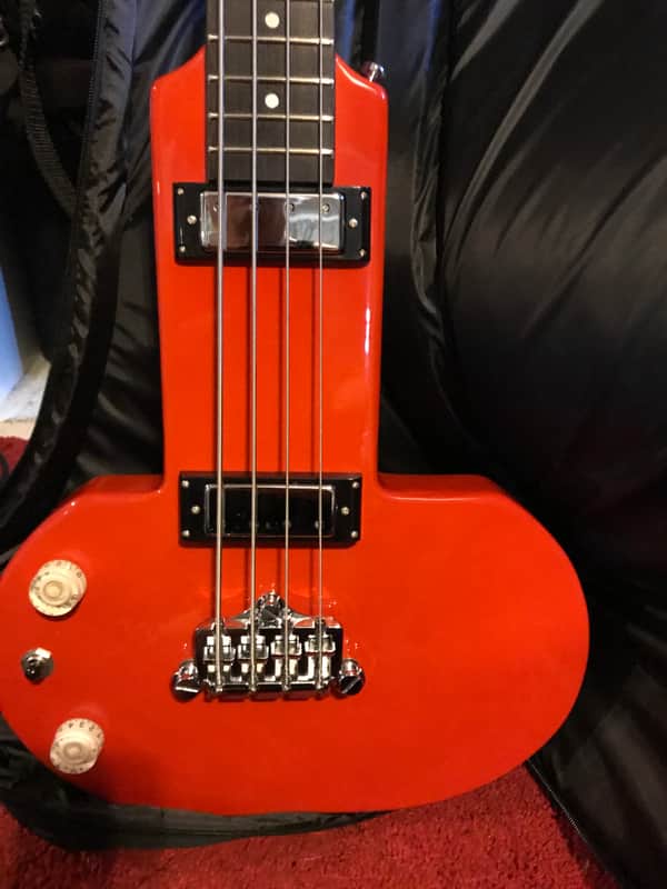 Eastwood "Be Stiff" DEVO Lefty Bass - Strung Right 2017 "Red" - Final Price Drop image 1