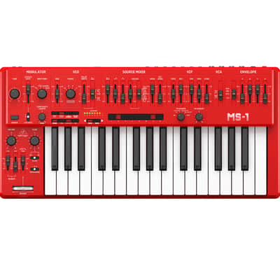 Behringer MS-1 / MS-101 Analog Synthesizer 2019 - Present - Red