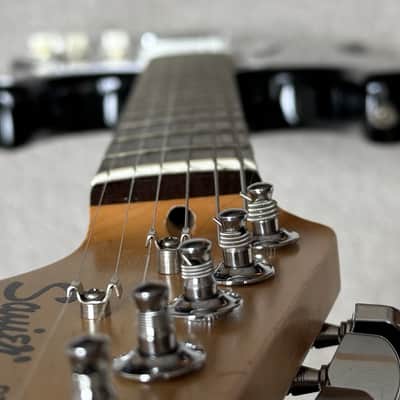 1996 Squier by Fender #NC6 Series Anniversary Stratocaster Very Good Condition image 9