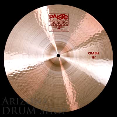Paiste 18" 2002 Crash Cymbal - MINT! image 1
