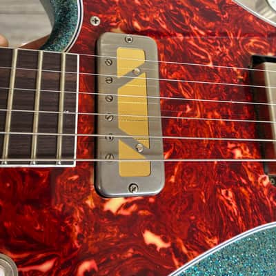 YouTube Vid in Description!! JD Simo’s Novo Serus J Merman Sparkle Modified original soft case electric guitar image 16