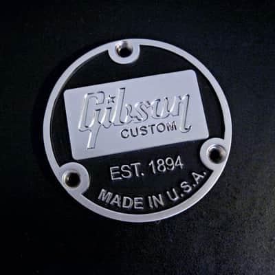 Gibson Custom Shop '59 Les Paul -Bullion Toggle Switch Cover Back Plate Badge “EST 1894"~R7 R8 R9 R0 image 3