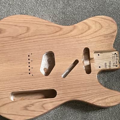 Fender American Vintage Telecaster Ash 2020s guitar body BLEM natural image 1