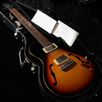 Paul Reed Smith (PRS) 2008 Singlecut Hollowbody I 10Top Tri-Color Sunburst Wide Fat Neck [136034] (03/04) image 14