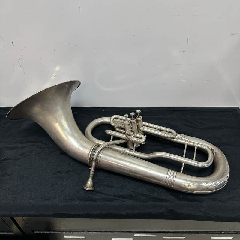 Vintage York Silver bell front  Baritone Horn image 1