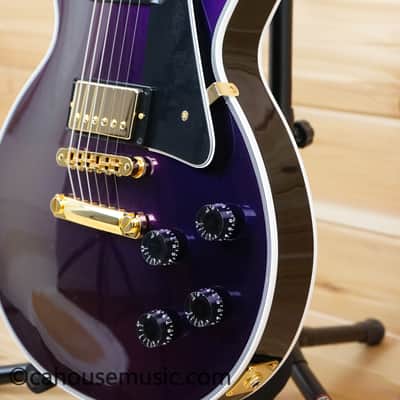 Gibson Exclusive M2M Les Paul Custom - Hemisphere Shift - Black Back Gloss image 5