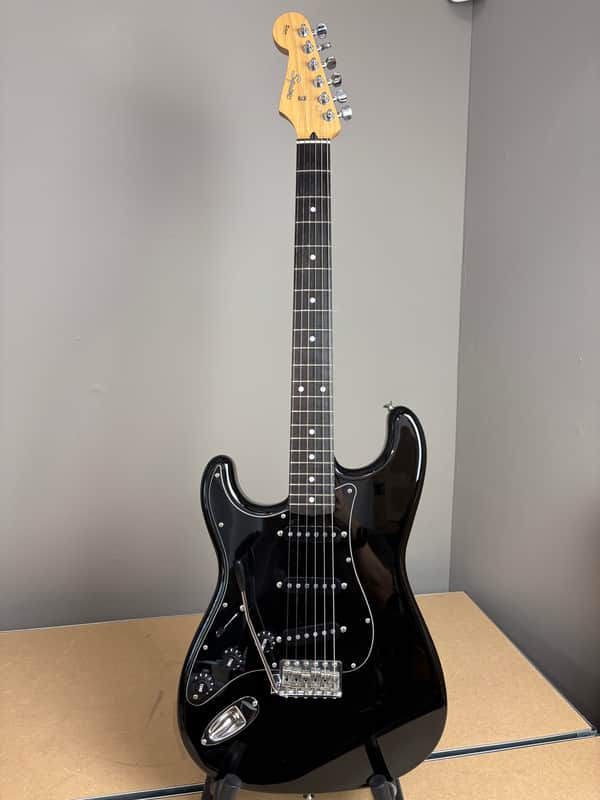 Squier Stratocaster "Silver Series" made in Japan  1993-94 - Left Handed - Black image 1