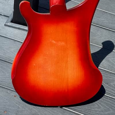 Rickenbacker 4001 "Mono" Bass 1968 - a dead mint Fireglo example w/an original Bill of Sale ! image 5