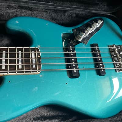 Fender American Elite Jazz Bass V 2016 - 2019 - Ocean Turquoise image 4