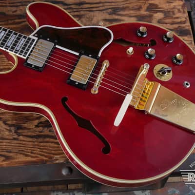 Gibson ES-355TDC w/ Lyre Vibrola 1967 - Cherry image 6
