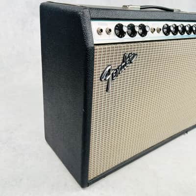 Fender Deluxe Reverb Silver Panel 1x12" Combo Amplifier 1976 - Black image 8