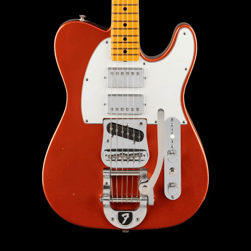 Fender Artist Series Stories Collection Mike Campbell Red Dog Telecaster Red Dog Red - Serial # MC250615 - Demo image 1