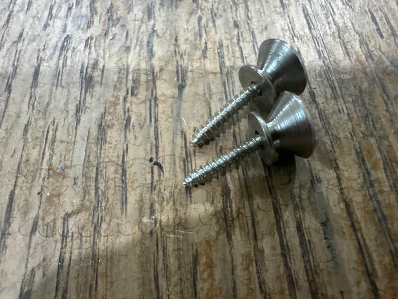 Fender Telecaster Music master  1963 - original Strap pegs image 1