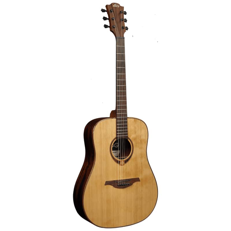 LAG T118D Tramontane Dreadnought Acoustic Electric Natural image 1