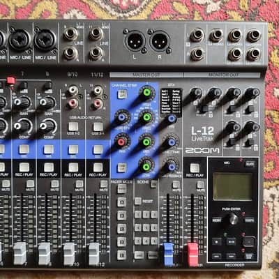 Zoom LiveTrak L-12 Digital Mixer / Recorder / USB Audio Interface image 3