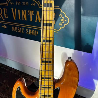 Fender Squier Vintage Modified '70s Jazz Bass LEFTHAND - Natural image 3