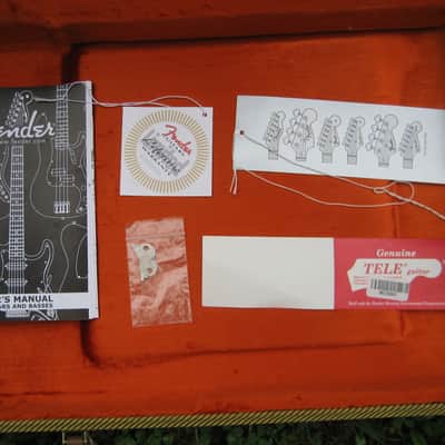Fender Telecaster 2007, Mexico,  52 Custom Shop Designed,  Tags, Case image 5