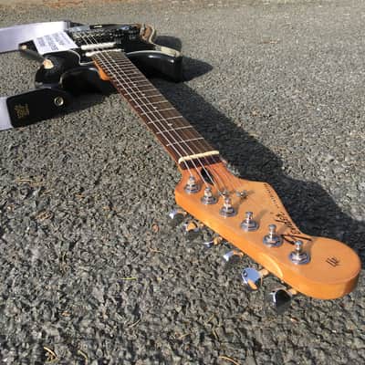 Kurt Cobain Vandalism Strat Nirvana Squier 1998 Left handed Guitar Road Worn stratocaster Seymour tb image 7