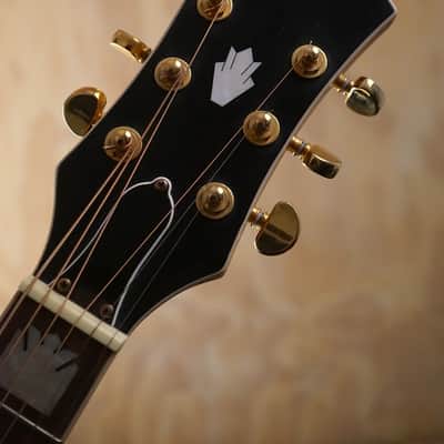 Epiphone J-200 Studio EC Electro-Acoustic Guitar in Natural, Gig Bag included image 5