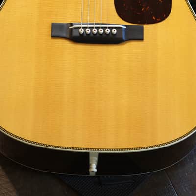 2023 Martin HD-28V Vintage Dreadnought Acoustic Guitar Natural + OHSC image 5