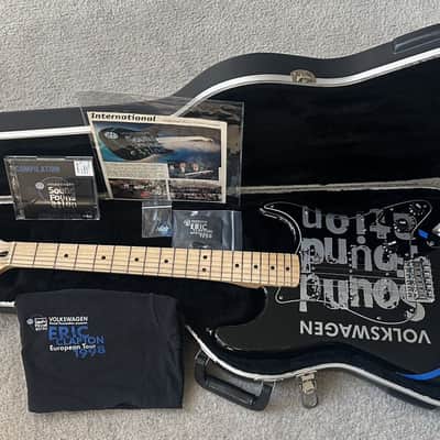 Fender® Eric Clapton European Tour Stratocaster 1998 - Black / Graphics image 1