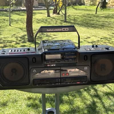 Sony CFS-DW 95 Rare Vintage Mint Boombox Warranty Tested Built-in Subwoofer 100V imagen 17