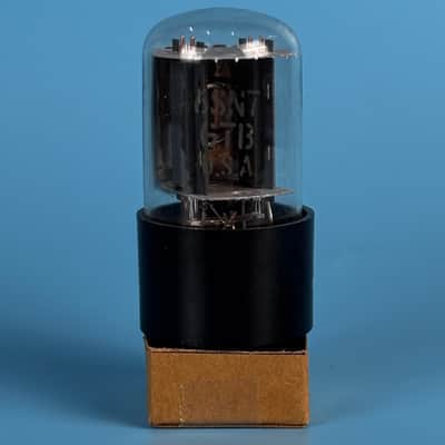 1964 General Electric 6SN7 Vintage Grey Plate vacuum tube! Tests Good! T572 image 4