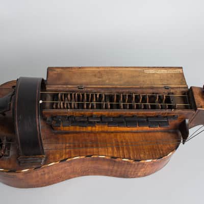 Guitar Shaped 6 String Hurdy-gurdy (maker unknown),  c. late 18th Century. image 3