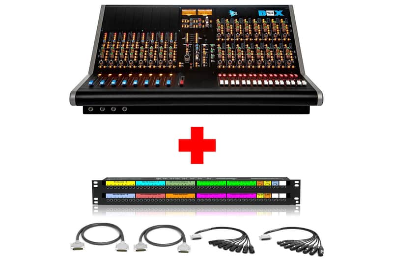 API The Box 2 | 24 Channel Recording / Mixing Console with Patchbay & Cabling Package image 1