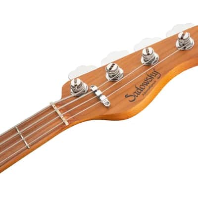 Sadowsky MetroExpress 24-Fret Modern Bass, Morado Fingerboard, 4-String - Solid Black High Polish image 7
