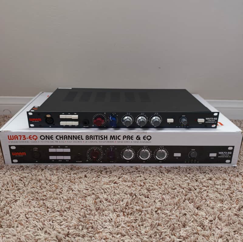 Warm Audio WA73-EQ One 1-Channel British Microphone Preamp / EQ 2018 - Present - RAF Blue Gray image 1