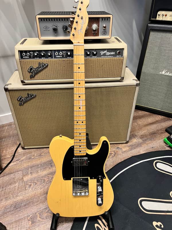 Fender Custom shop 1953 telecaster journeyman relic Hum-single nocaster blonde 2023